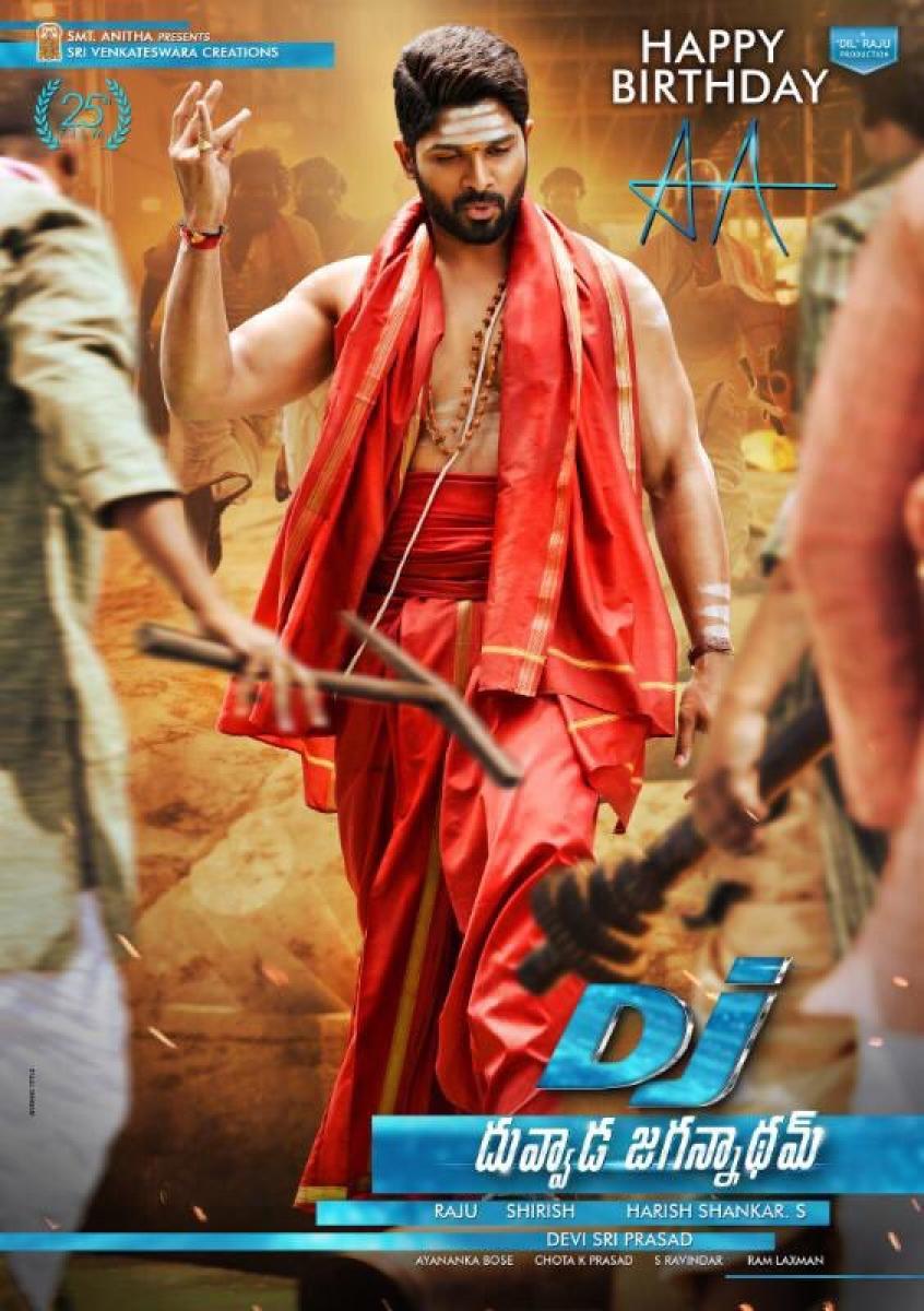 DJ new poster out on Allu Arjuns birthday